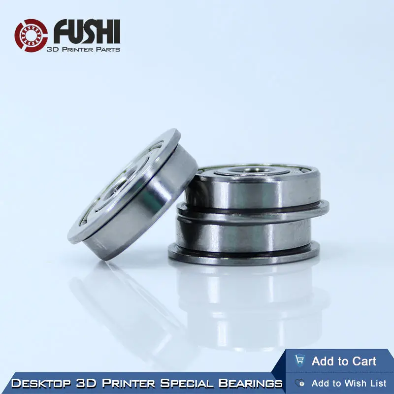Настольный 3d принтер специальная Фланцевая втулка шарикоподшипник F624ZZ(10 шт.) 4X13X5 мм F624 для Kossel/Prusa i3 части