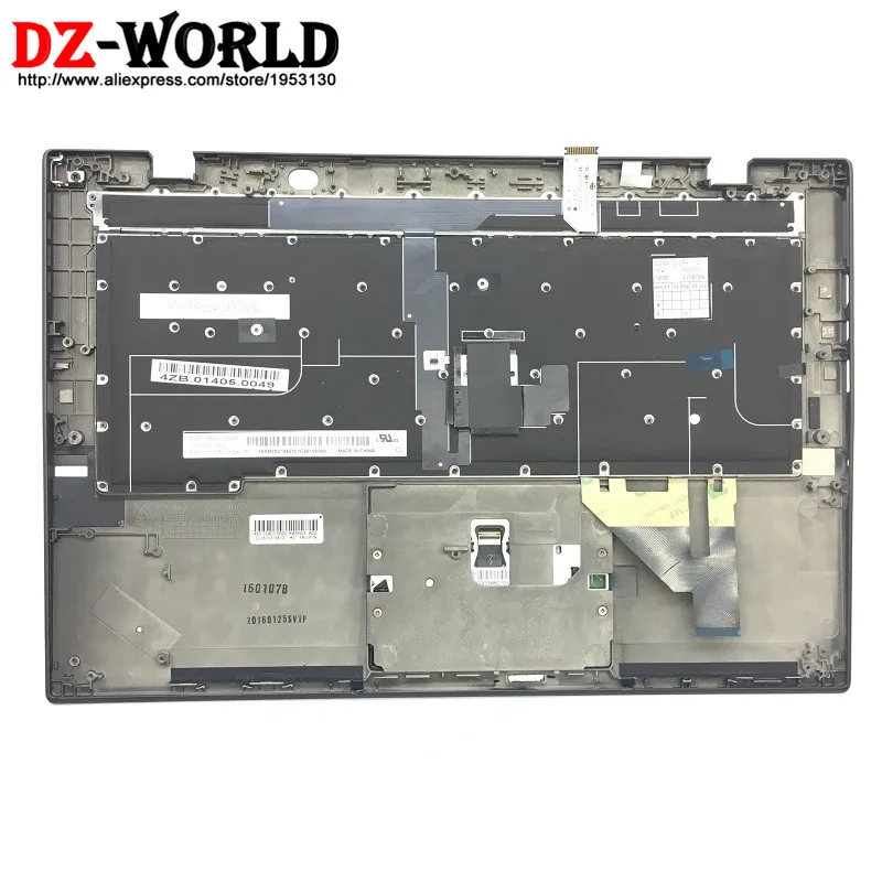 PT /оригинальная для Thinkpad X1 углерода Gen 3rd 20BS 20BT португальский клавиатура с подсветкой w/тачпад palmrest 00HT322 00HN967 SM20G18627