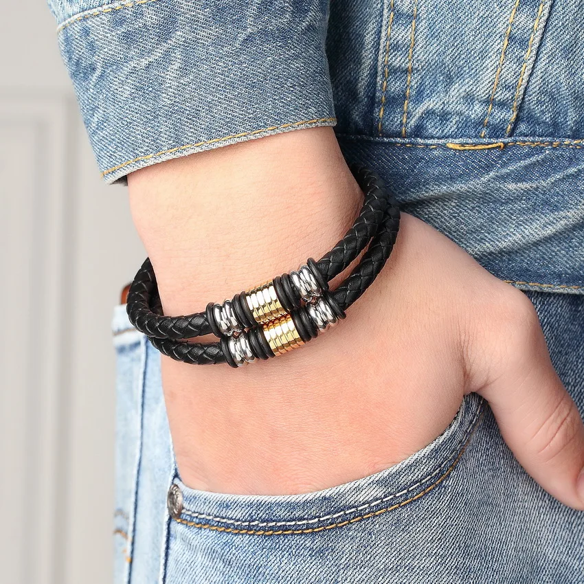 Модные трендовые браслеты XQNI с шармами цепочка из нержавеющей стали 316L подлинные