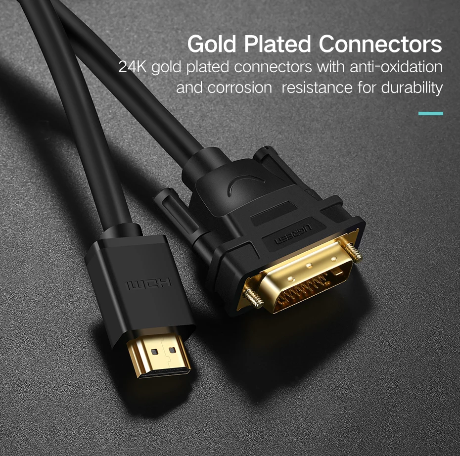 Высокое качество HDMI к DVI DVI-D 24+ 1 pin адаптер Кабели 3D1080p для lcd DVD HDTV xbox PS3 высокоскоростной hdmi кабель
