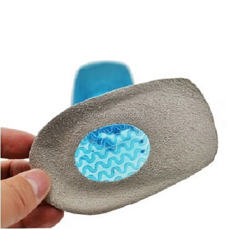 Satin Al Jel + Süet Plantar Fasiit Topuk Spur Koruyucu Kemer Desteği Yastık Pedi Ayakkabı Ekler Astarı Ayakkabı Kadın Erkek S201787