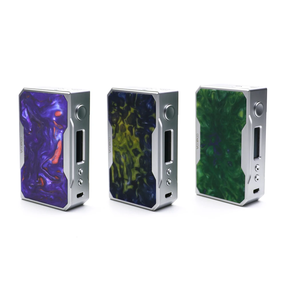 Новое поступление цветов оригинальный VOOPOO DRAG 157 W коробка мод углеродного