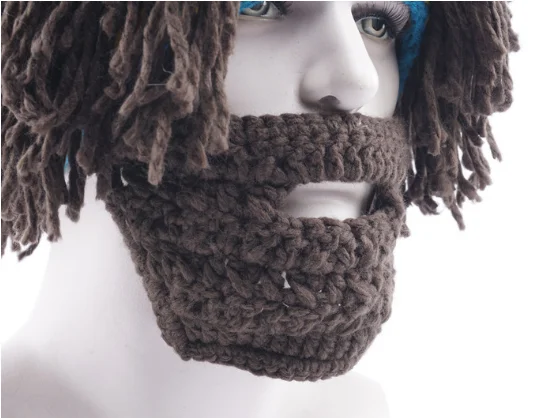 Женские Мужские варвары Vagabond Viking Beanie роговые шапки ручной работы зимние теплые день рождения крутые подарки смешные кляп шапка на Хэллоуин