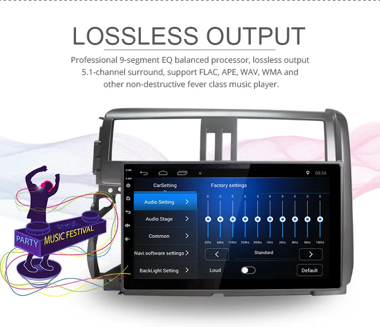 Besina 9 дюймов Android 9,0 Автомагнитола для Toyota Lander Cruiser Prado 150 2010-2013 мультимедийный плеер gps wifi аудио стерео 2G+ 32G