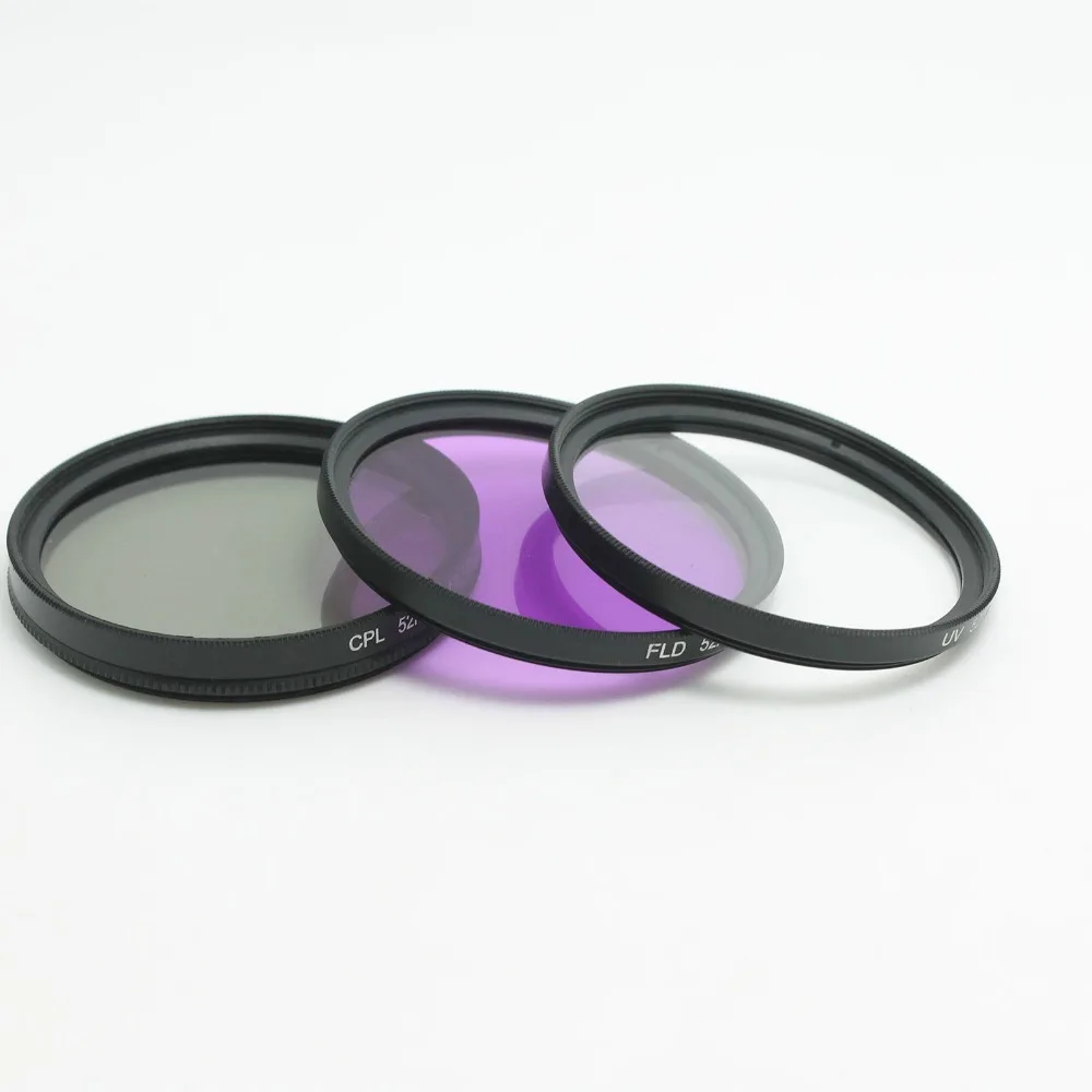 52 мм набор макросъемки + UV CPL FLD/ND 2 4 8 Набор фильтров для объектива Nikon 18 55 мм|filter