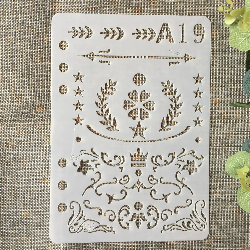 21 см значок ноутбука A19 DIY трафареты для наслоения раскраска скрапбукинга