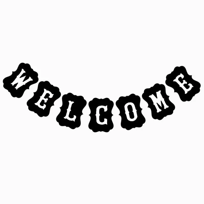 1set Welcome Back Decorations Banners Lovers Father Mother Brothers Sisters Welcome Home Party Decoration Welcome Baby Flags