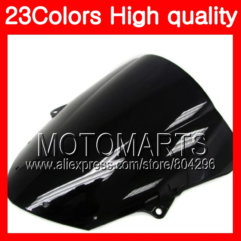

23Colors Windscreen For KAWASAKI NINJA ZX6R 09 10 11 12 ZX-6R 6 R ZX 6R 2009 2010 2011 2012 Chrome Black Clear Smoke Windshield