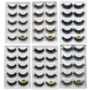 35 пар, объемные норковые ресницы, накладные ресницы ручной работы, пушистые длинные ресницы, натуральные ресницы для наращивания, макияж G800 G806