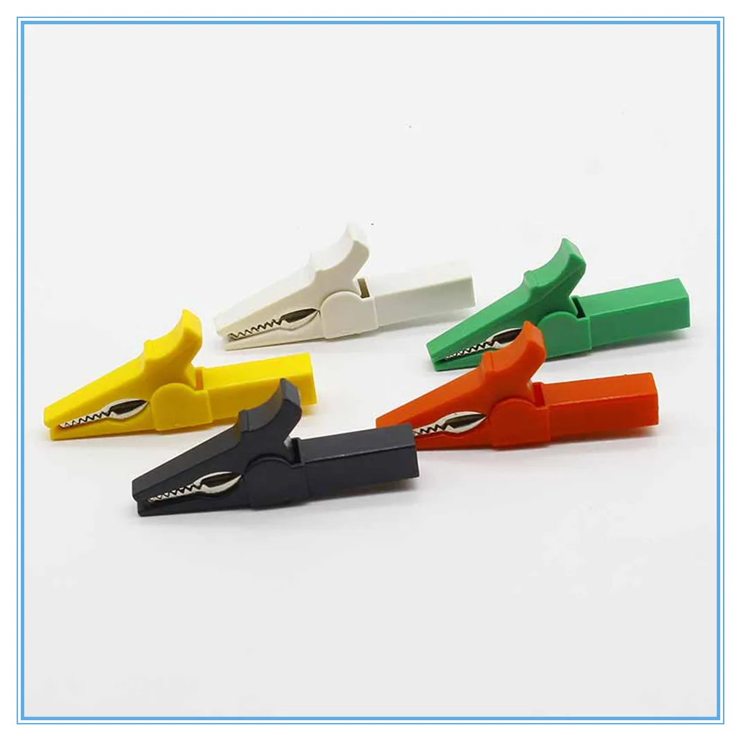 

Battery Test Clip 55MM HV Alligator Clip For Banana Plug 4mm Multimeter Pen Cable Probes Crocodile Clip