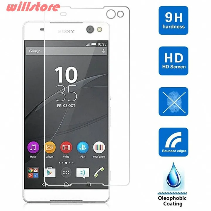 Защитная пленка для экрана из закаленного стекла Sony Xperia Z5 Z1 Z3 Z4 Compact Mini M2 M4 M5 E3 E4 E5 E4G
