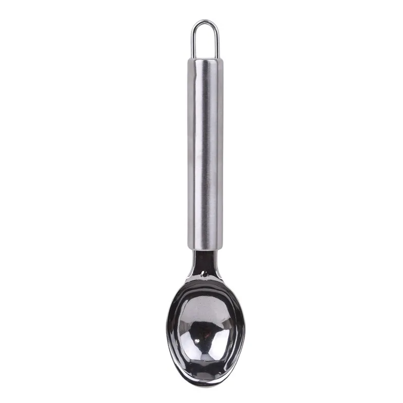 High Duty Stainless Steel Ice Cream Spoon Scoop With Hanging Hook For Easy Storage Kitchen Accessories | Дом и сад