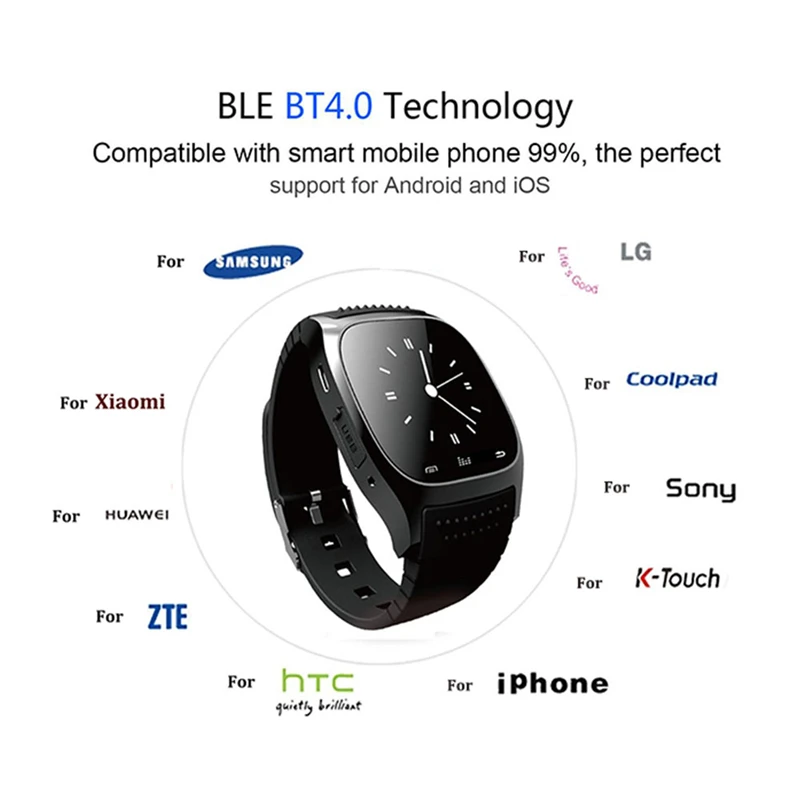 TTLIFE лучший бренд класса люкс M26 Bluetooth Smart часы Водонепроницаемый alitmeter музыкальный