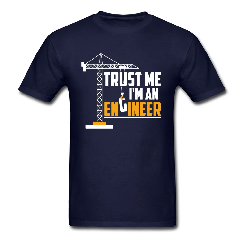 Футболка из 100% хлопка Мужская футболка Trust Me I Am An Engineer с графическим рисунком для