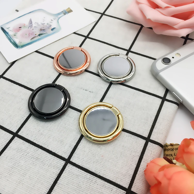 General Mirror Phone finger ring holder 360 Degree stand for Samsung Huawei For iPhone5 5se X 7 6 8 plus Smart phone Universal |