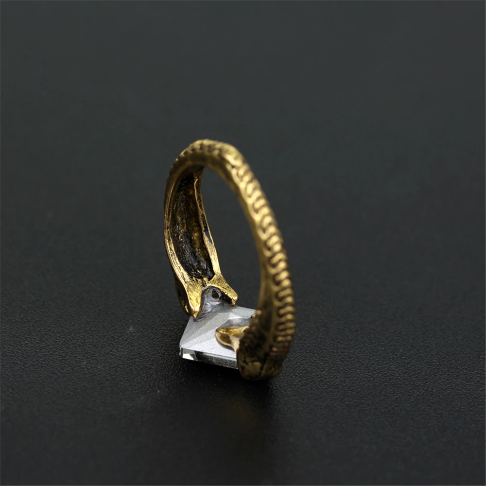 Retro Horcrux Resurrection Stone Ring Deathly Hallows Rings Wizarding World Noble Cosplay Movie Jewelry Christmas New Year Gift | Украшения