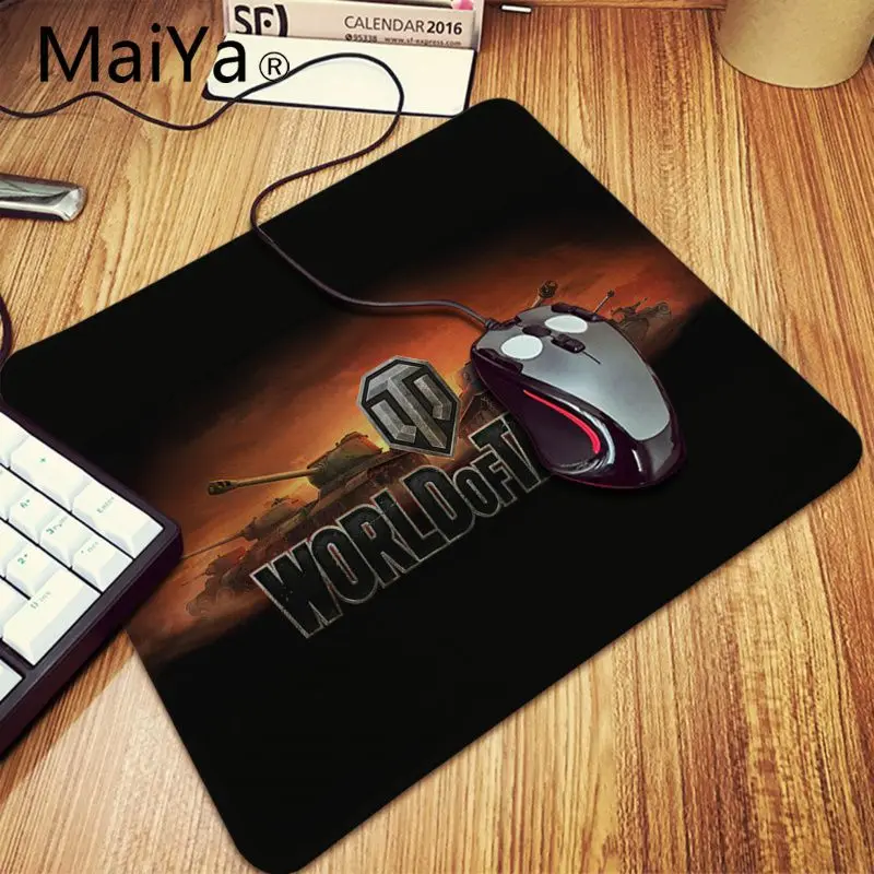 Maiyaca World of Tanks прочный Настольный коврик для мыши с логотипом, настольный игровой коврик для мыши с клавиатурой, 60X30 см, большой Офисный Компьютерный Настольный коврик - Цвет: Lock Edge 20x25cm