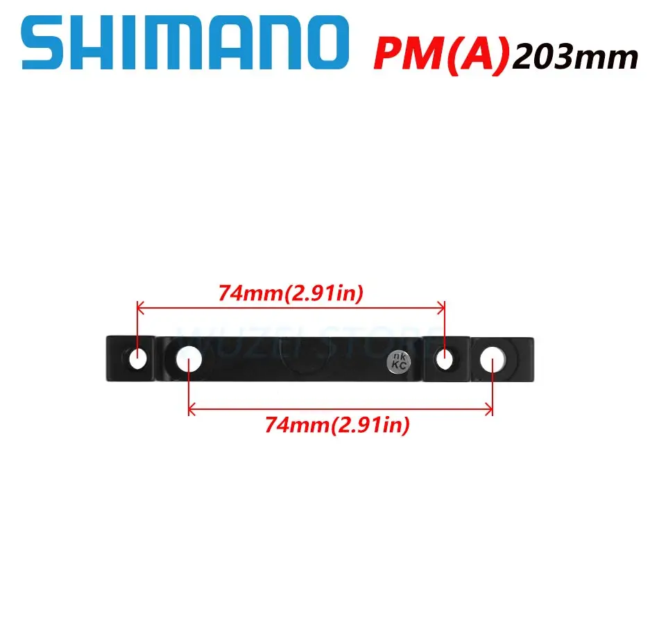 SM-MA-F203/P2 сверхлегкий MTB велосипедный тормоз поддержка PM дисковый кронштейн адаптер для 203 мм 8 дюймов дисковый тормоз ротор