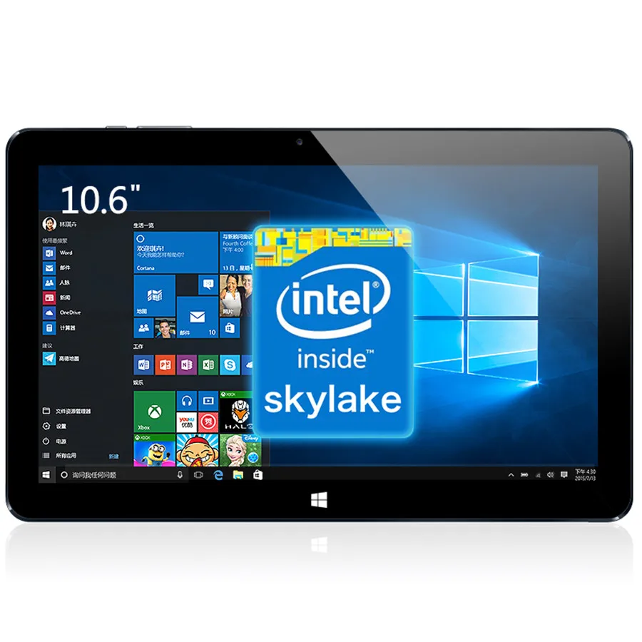 10 6 ''ips Cube I7 книга Windows Tablet PC 1920x1080 Intel Core M3-6Y30 (Skylake) dual 4 ГБ Оперативная память 64