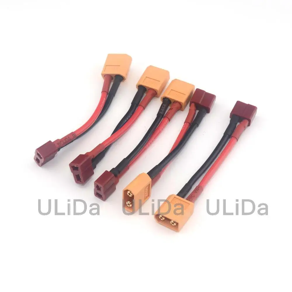 XT60 гнездовой к т Штекерный разъем Deans 7 см 12AWG адаптер/кабель/провод для RC|connector