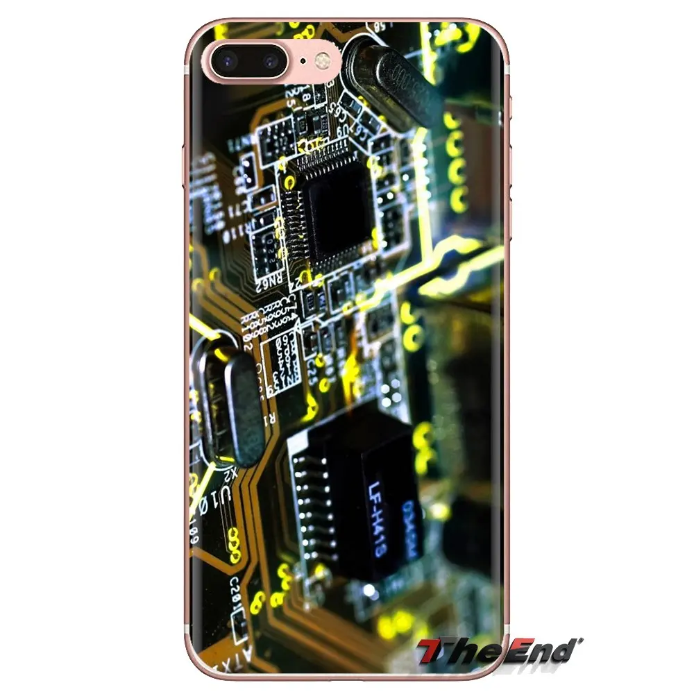 For Xiaomi Redmi 4A S2 Note 3 3S 4 4X 5 Plus 6 7 6A Pro Pocophone F1 Computer Motherboard Circuit board TPU Transparent Bag Case |