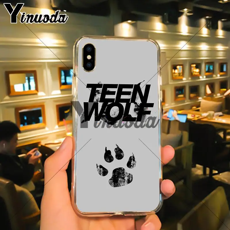 Yinuoda Teen Wolf TPU Мягкий силиконовый чехол для телефона iPhone 6S 6plus 7 7plus 8 8Plus X Xs MAX 5 5S