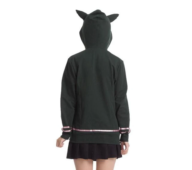 Аниме Danganronpa 2 Dangan-Ronpa Nanami Косплей Костюм chiaki толстовка с капюшоном Повседневная
