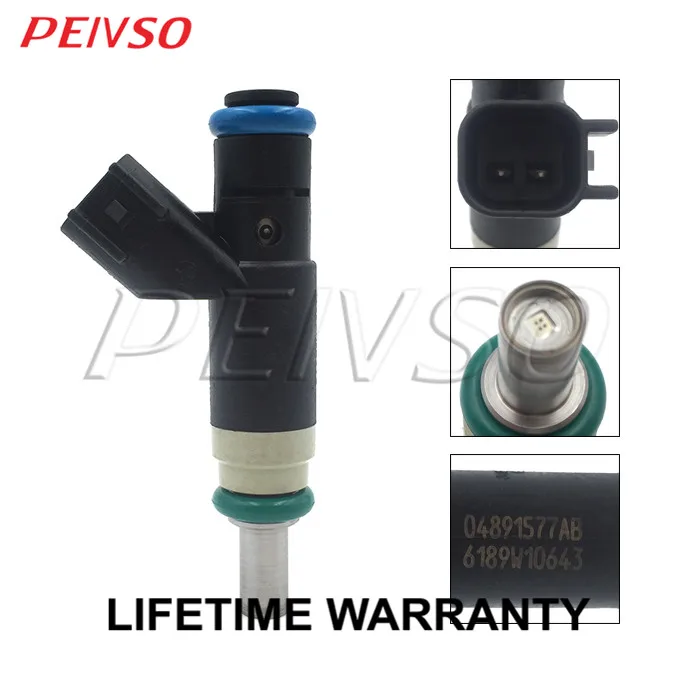 

PEIVSO 04891577AB Fuel Injector for CHRYSLER/DODGE/JEEP 200 / SEBRING / AVENGER / COMPASS / PATRIOT 2.0L 2.4L