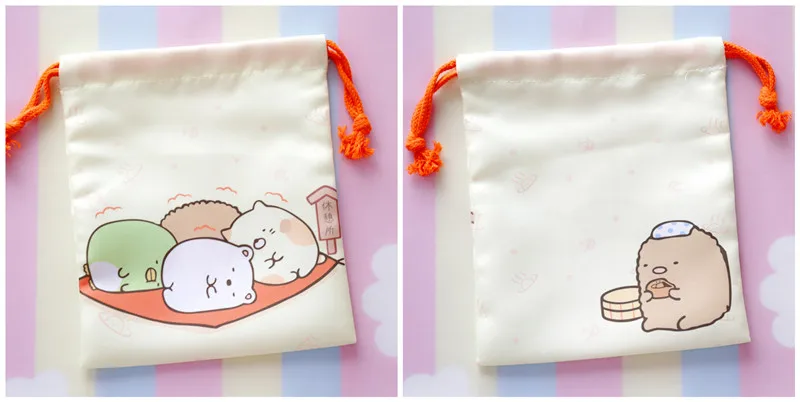 Милый мультфильм Sumikko urashi игрушки Аксессуары Sumikko куклы милые сумки школьные офисные поставки для девочек Подарки - Цвет: G