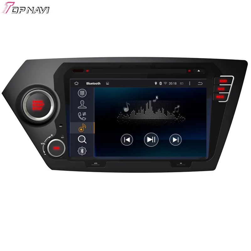Topnavi 8 ''Восьмиядерный 2 Гб RAM Android 6 0 Автомобильный Радио Стерео GPS для KIA K2 2011-/RIO