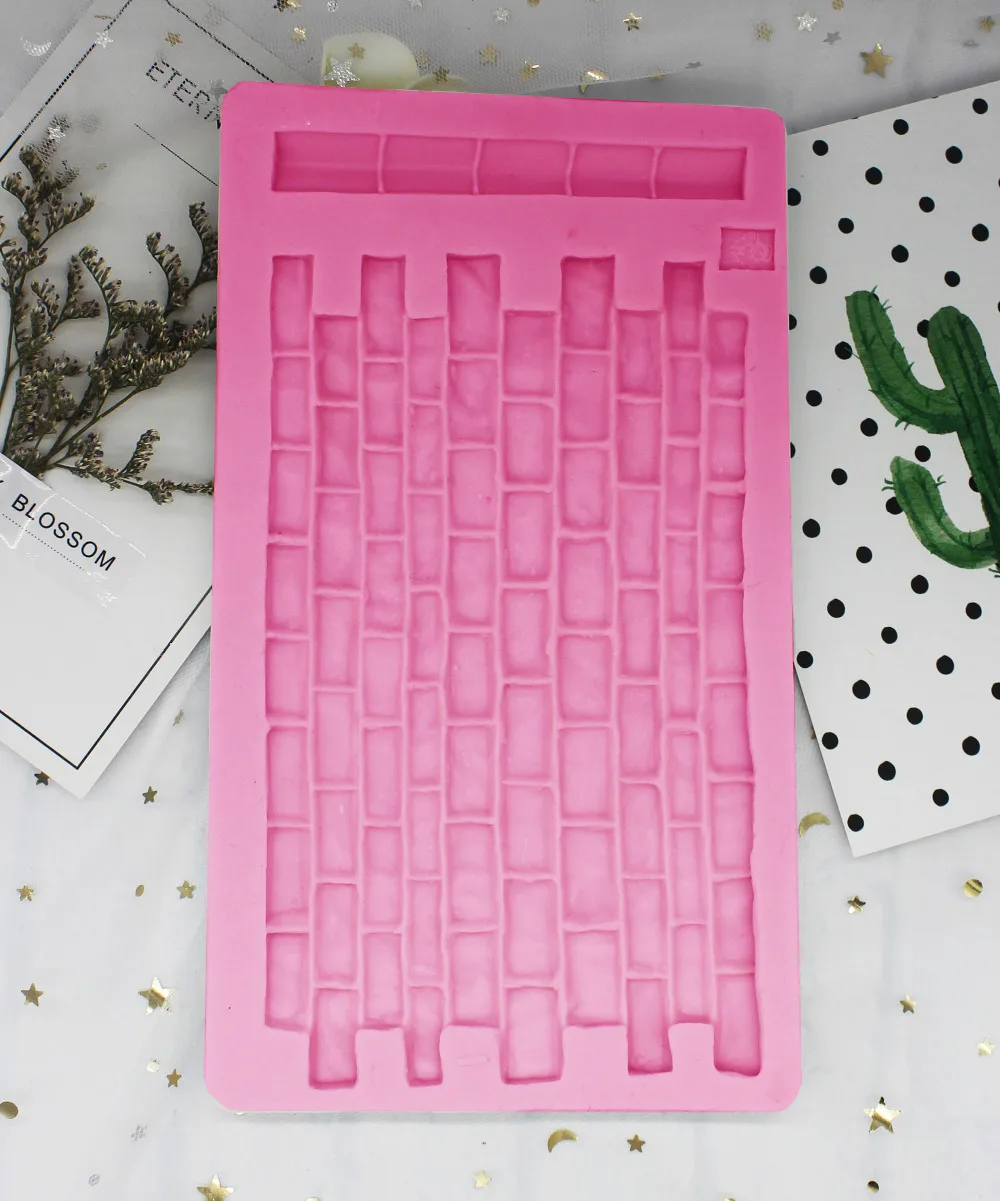 P948 sugar cake DIY silica gel soft pottery simulation wall castle mold | Дом и сад