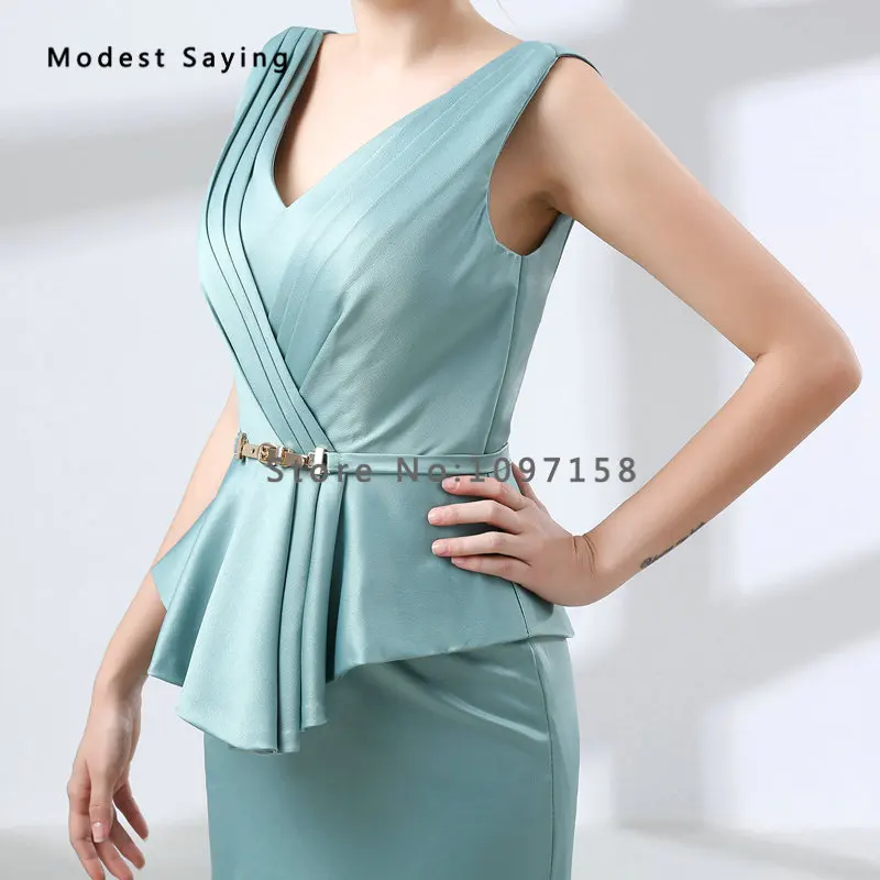 Женское вечернее платье с юбкой-годе Элегантное Длинное Платье V-образным