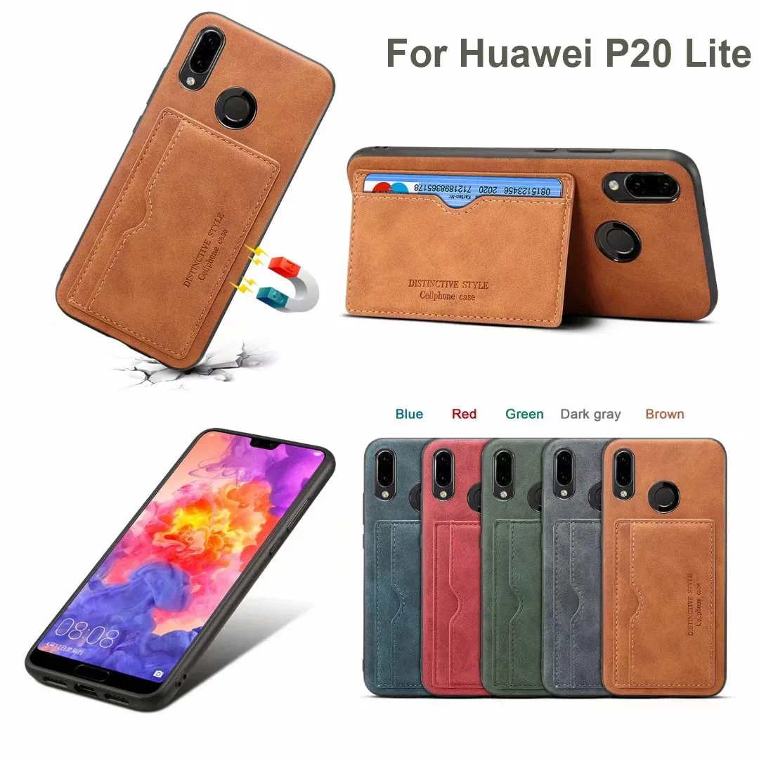 Чехол из натуральной кожи для Huawei P20 lite чехол P20lite в стиле ретро винтажная задняя