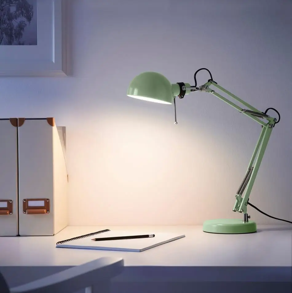 

Bedside desk lamp bedroom living room simple modern creative eye protection desk dormitory reading long arm folding TA9132