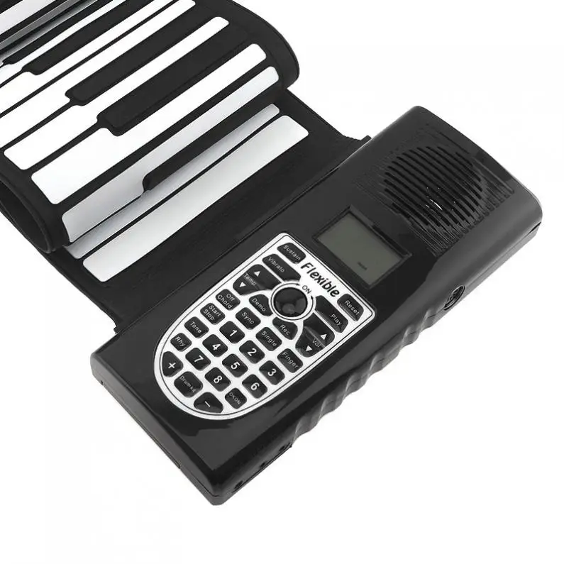 61 Ключ USB MIDI выход рулон пианино электронный портативный силиконовый гибкий клавиатура орган со встроенным динамиком