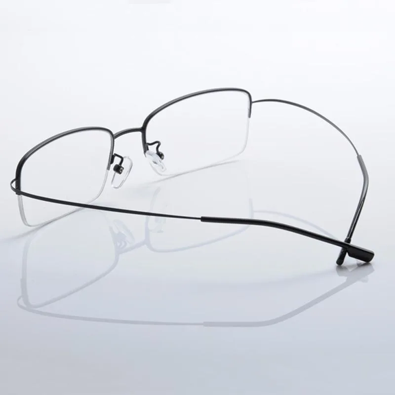 Брендовые дизайнерские очки TR90 полуоправы 2016 модные мужские металлические