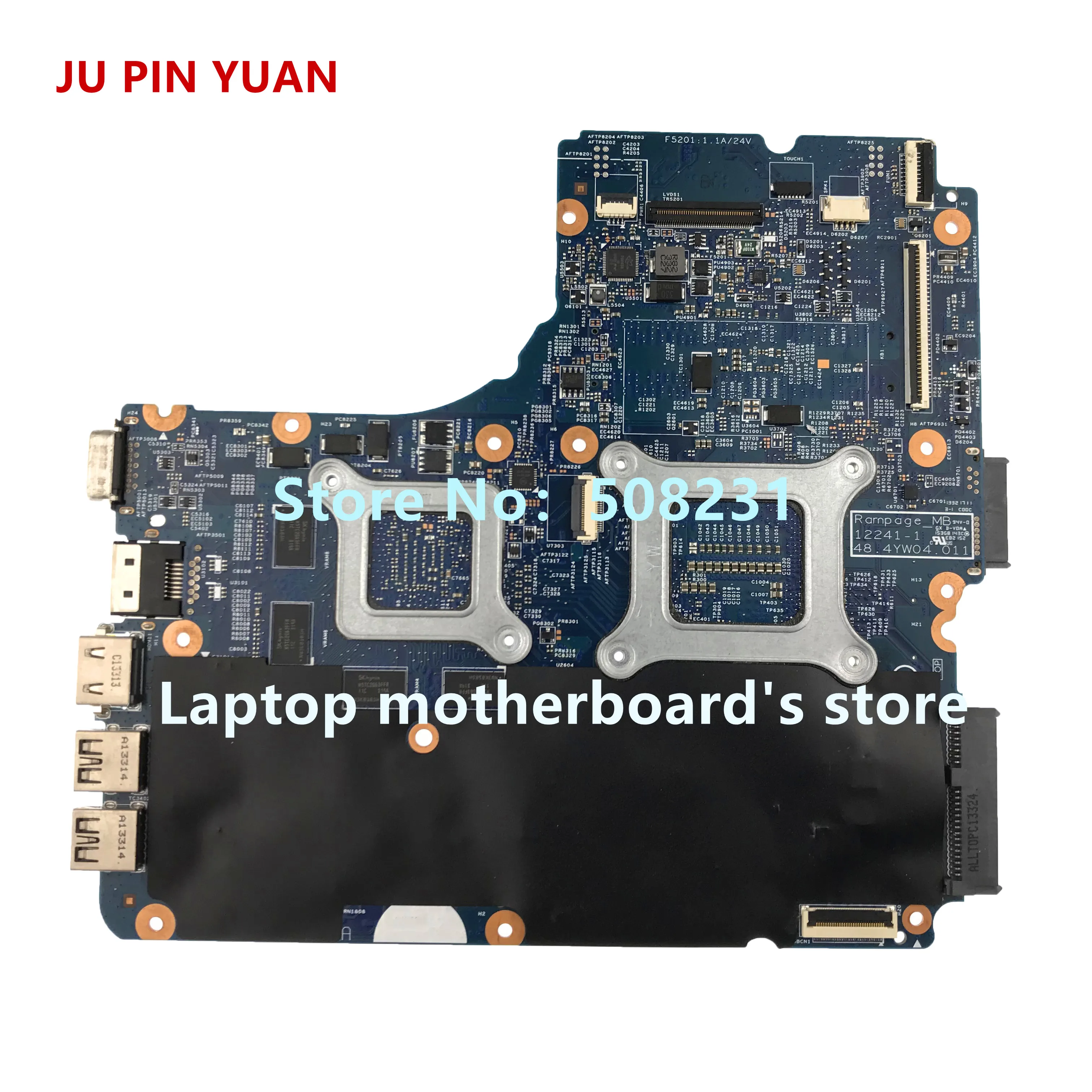 Ju pin yuan 915468-601 915468-001 аккумулятор большой емкости DAG37DMBAD0 материнская плата для ноутбука для женщин, hp ноутбук 17-W 17-AB Тетрадь ПК 1050 2 Гб i5-7300