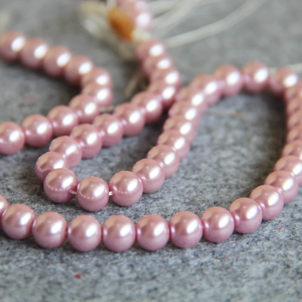 2021 Новый 8 мм розовая раковина жемчужина бусины раковины по индивидуальным