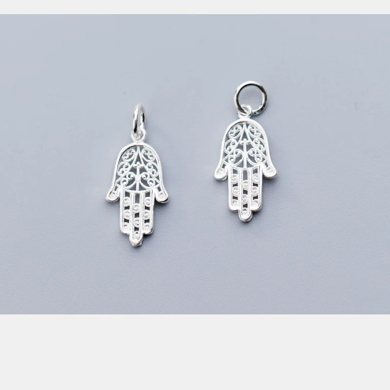 UQBing Прямая поставка серебряные полые Фатимы Женские Подвески подвески для DIY