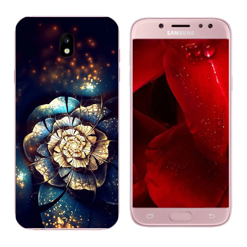 for Samsung Galaxy J5 2017 Case J530 Billow Printing Shell Phone Cases J530F Cover TPU Silicone Fundas Coque |