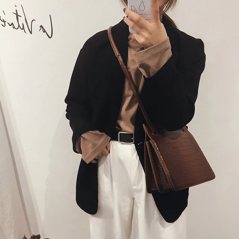 Youda простое качество Ретро стиль женская сумка на плечо Большая вместительная