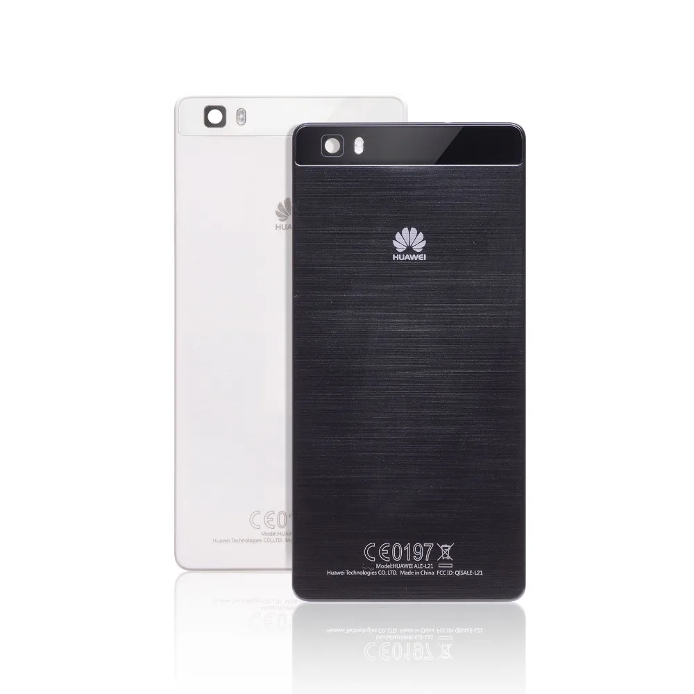 Задняя крышка батареи для huawei P8 Lite задняя крышка оригинальная замена черный белый