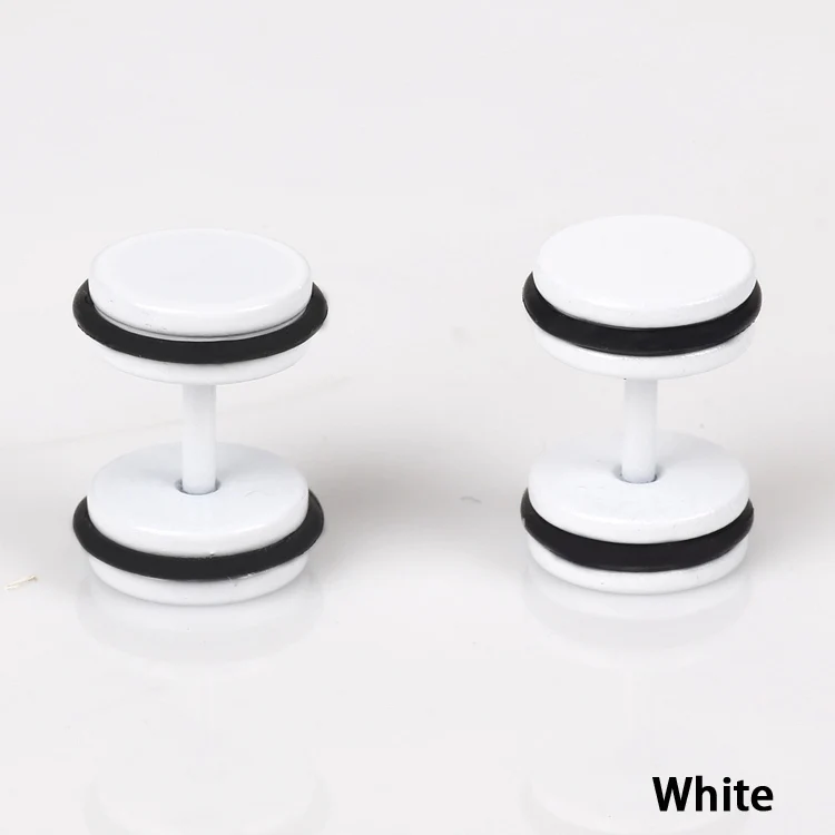 Очаровательные украшения аксессуары 1 шт Хип хоп Рок Стиль гантели титановая