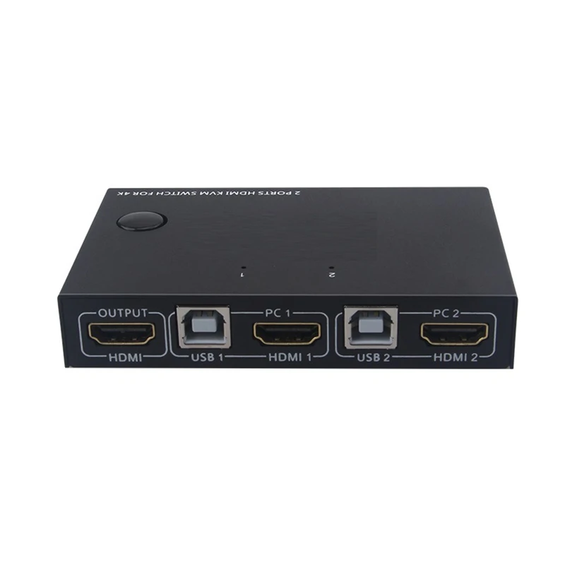 HDMI KVM переключатель 2 порта в 1 выход 4 к 60 Гц портовый hdmi Кабельный коммутатор kvm с