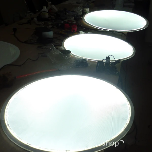 D = 300 мм круглые акриловая Светодиодная панель рекламсветильник вые коробки с