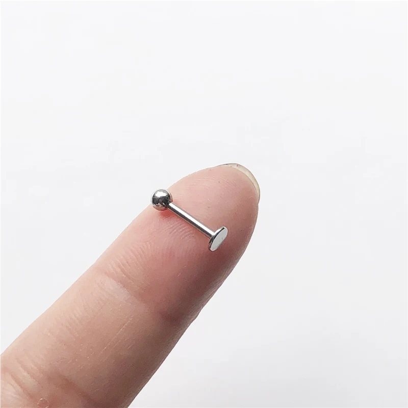 UVW079 1 шт., трендовая хирургическая стальная штанга, сегмент трагуса, для бровей, спираль, Лабрет, губы, уха, кость, пирсинг, ювелирные изделия для тела, женские серьги