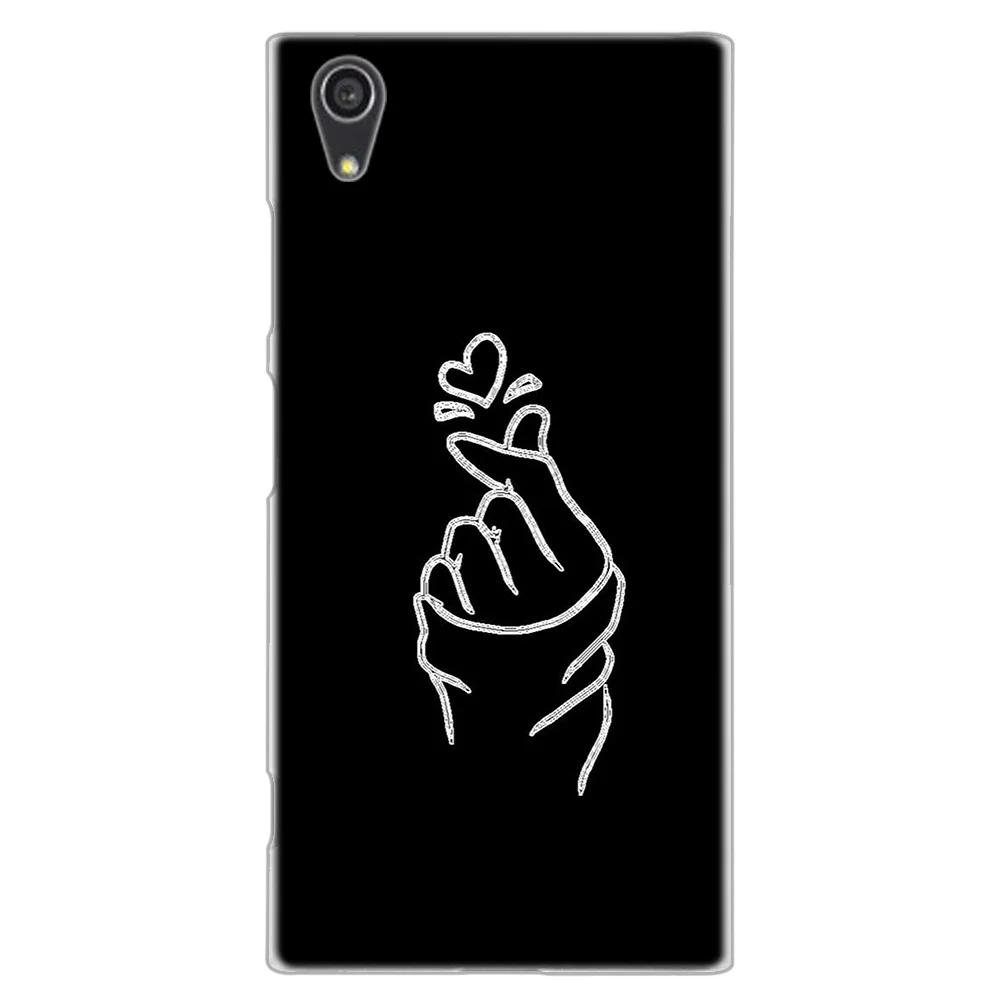 Чехол MLLSE с абстрактным рисунком для лица, модный Темный чехол для sony Xperia M4Aqua M5 E5 X XA XA1 XA2 Plus XA3 XZ XZ1 XZ2 Compact Z5 L1 L2 L3 - Цвет: 012