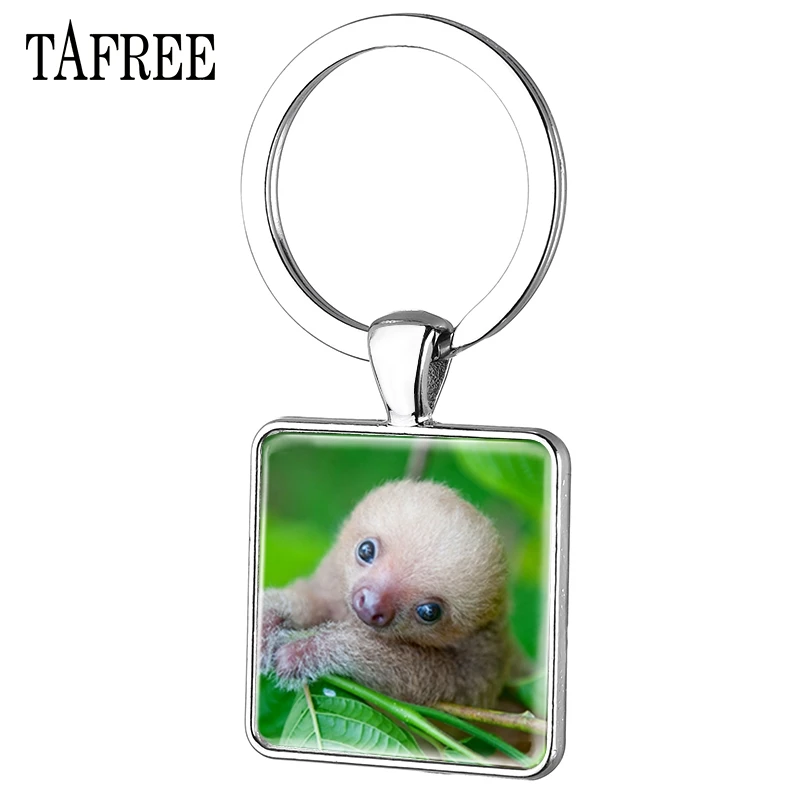 Брелок TAFREE для детей Ленивец модный уникальный брелок ключей художественная