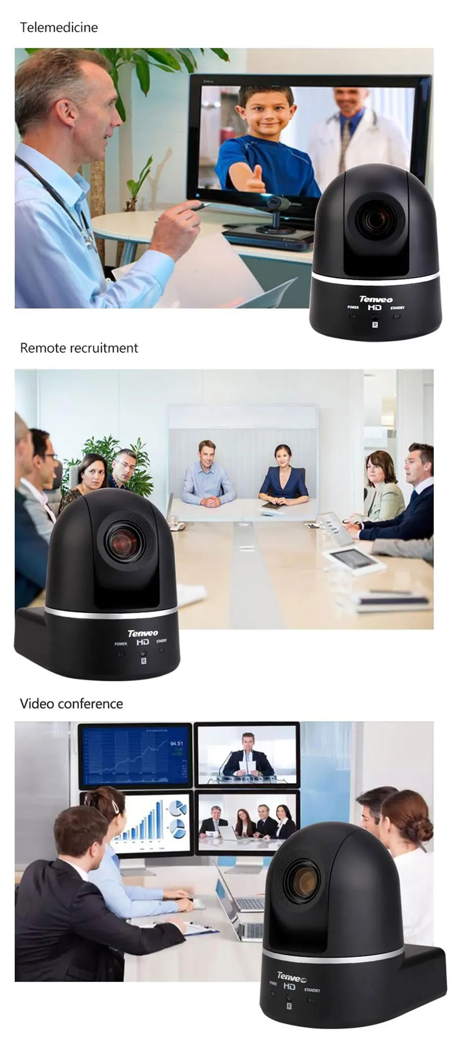 Tenveo HD9620B 20x оптический зум видео конференц-Камера HD1080p PTZ SDI камера USB 3,0 HD-SDI 2 выхода для проектора VOIP телефон