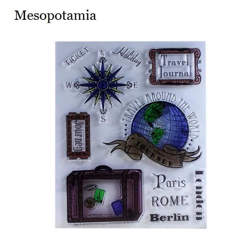 Штамп силиконовый прозрачный для скрапбукинга альбомов шитья | Дом и сад